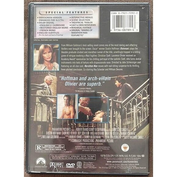 Marathon Man (DVD, Widescreen) Dustin Hoffman - Picture 2 of 5